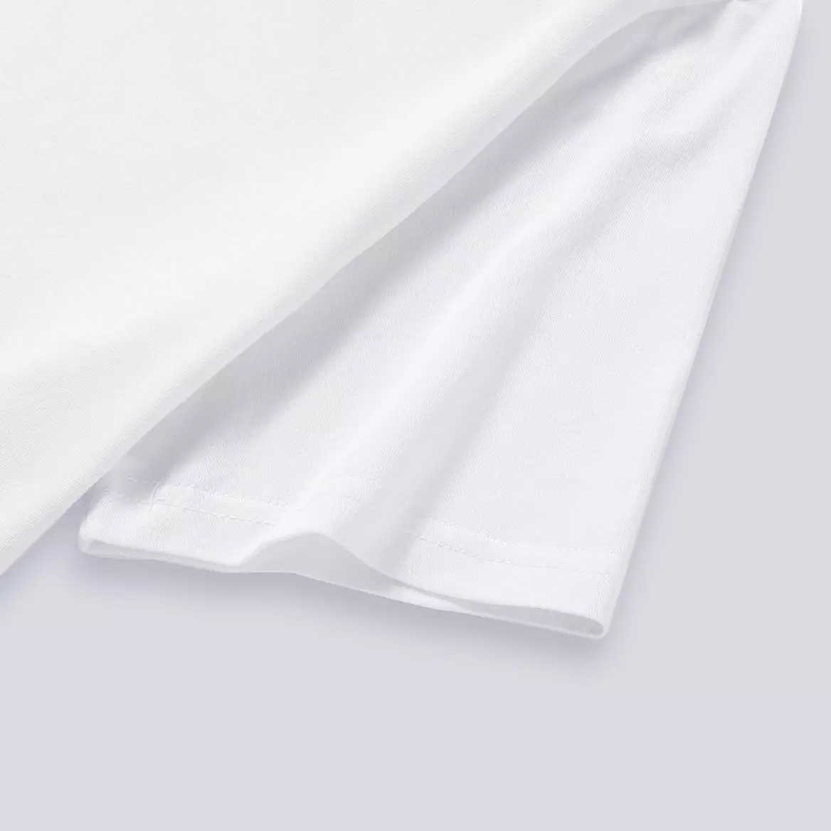 Hvid Bambus T-Shirt Ærme åbning